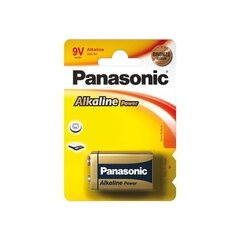 Panasonic 9V 6LR61 Power Line baterija, 1 vnt. kaina ir informacija | Elementai | pigu.lt