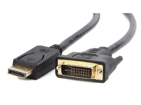 KABEL DISPLAYPORT M ->DVI-D (24+1) 1M kaina ir informacija | Kabeliai ir laidai | pigu.lt