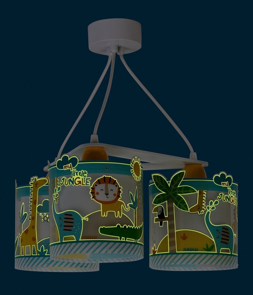 Dalber vaikiškas pakabinamas šviestuvas Little Jungle kaina ir informacija | Vaikiški šviestuvai | pigu.lt