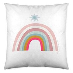 Чехол для подушки Pink Rainbow Haciendo el Indio (40 x 40 cm) цена и информация | Декоративные подушки и наволочки | pigu.lt