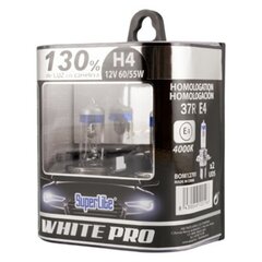 Автомобильная лампа Superlite White Pro H4 12V 55/60W 4000K 37R/E4 цена и информация | Автомобильные лампочки | pigu.lt