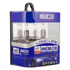 Автомобильная лампа Sparco Long Life E-Mark H1 12V 55W 3000K цена и информация | Автомобильные лампочки | pigu.lt