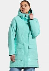 Didriksons moteriška žieminė ilga striukė LEYA, mėtinė žalia 36 kaina ir informacija | Striukės moterims | pigu.lt