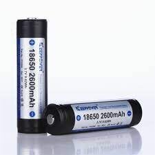 Akumuliatorius 18650 KeepPower 2600mAh 8A protected kaina ir informacija | Elementai | pigu.lt