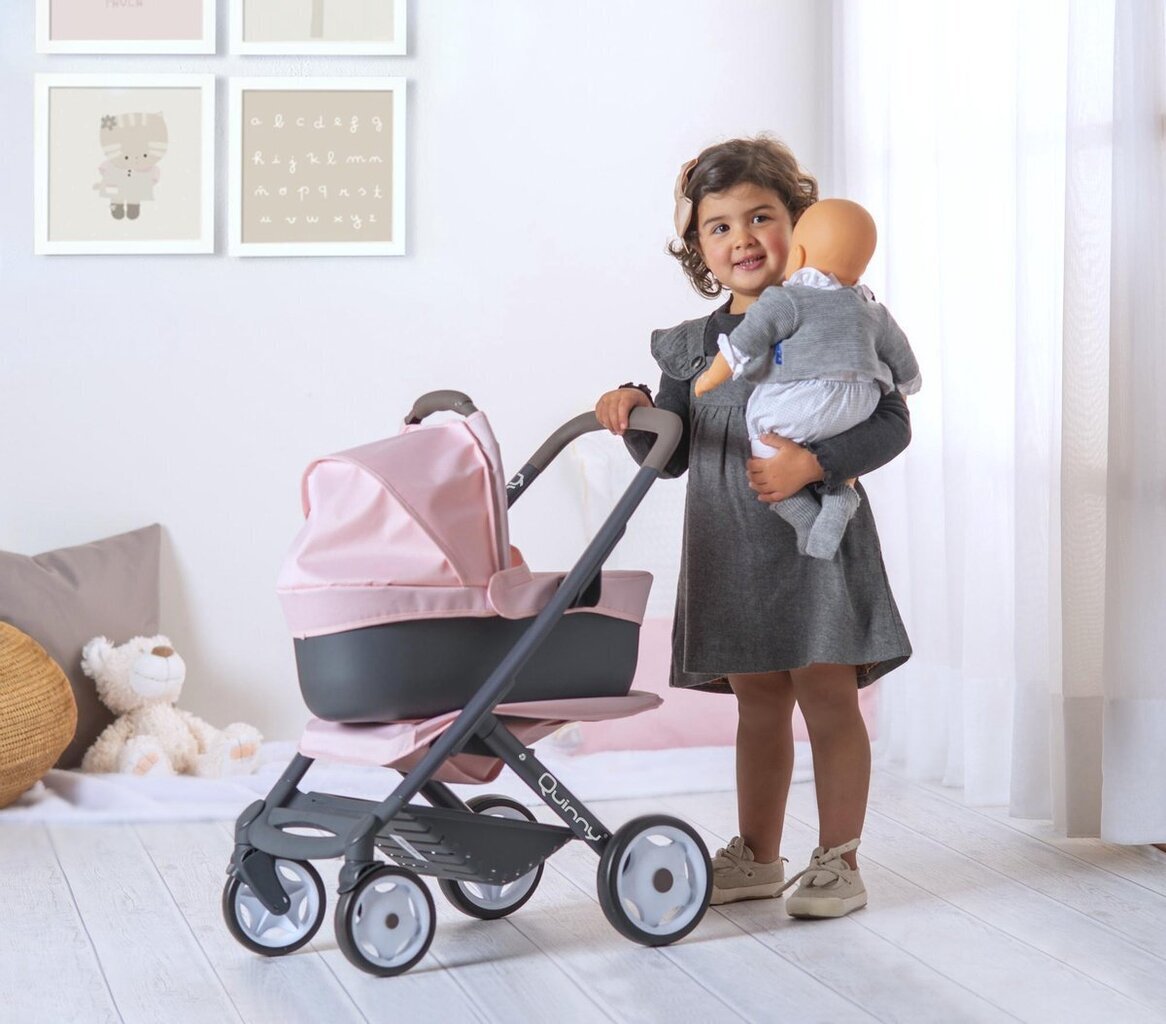 Universalus vežimėlis lėlėms Smoby 3in1 kaina ir informacija | Žaislai mergaitėms | pigu.lt
