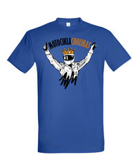 Marškinėliai vyrams Motociklacholikas, mėlyni цена и информация | Мужские футболки | pigu.lt