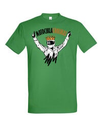 Marškinėliai vyrams Motociklacholikas, žali цена и информация | Мужские футболки | pigu.lt