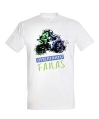Marškinėliai vyrams Ratų fanas, balti kaina ir informacija | Vyriški marškinėliai | pigu.lt