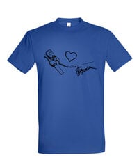 Marškinėliai vyrams Meistras, mėlyni kaina ir informacija | Vyriški marškinėliai | pigu.lt