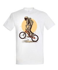 Marškinėliai vyrams Kosmosas, balti цена и информация | Мужские футболки | pigu.lt