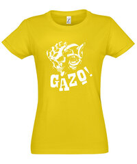 Marškinėliai moterims Gazo, geltoni kaina ir informacija | Marškinėliai moterims | pigu.lt