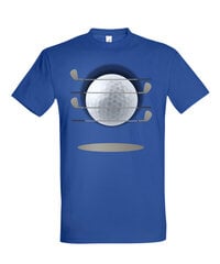 Marškinėliai vyrams Golfas, mėlyni kaina ir informacija | Vyriški marškinėliai | pigu.lt