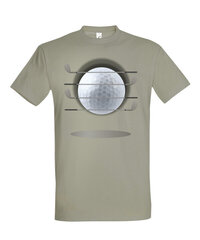 Marškinėliai vyrams Golfas, rudi цена и информация | Мужские футболки | pigu.lt