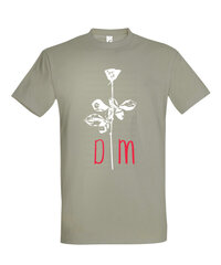 Marškinėliai vyrams DM, rudi цена и информация | Мужские футболки | pigu.lt