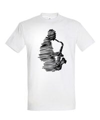 Marškinėliai vyrams Saksas, balti цена и информация | Мужские футболки | pigu.lt