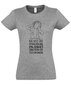 Marškinėliai moterims Muzika, pilki kaina ir informacija | Marškinėliai moterims | pigu.lt