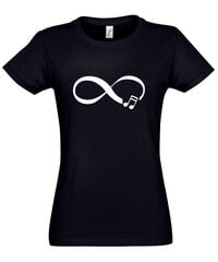 Marškinėliai moterims Harmonija, juodi kaina ir informacija | Marškinėliai moterims | pigu.lt