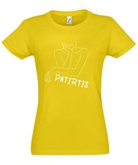 Marškinėliai moterims Patirtis, geltoni kaina ir informacija | Marškinėliai moterims | pigu.lt