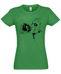Marškinėliai moterims No.5, žali kaina ir informacija | Marškinėliai moterims | pigu.lt
