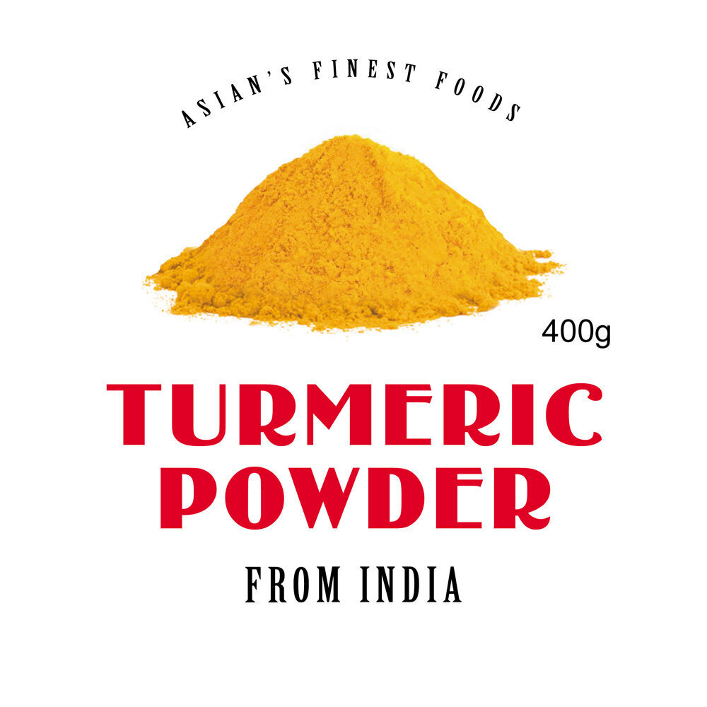 Ciberžolė Turmeric Powder, 400 g kaina ir informacija | Prieskoniai, prieskonių rinkiniai | pigu.lt