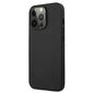 AMG AMHCP13XDOLBK Leather Back Case, skirtas Apple iPhone 13 Pro Max, juodas kaina ir informacija | Telefono dėklai | pigu.lt