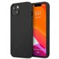 AMG AMHCP13LDOLBK Leather Back Case, skirtas Apple iPhone 13, juodas kaina ir informacija | Telefono dėklai | pigu.lt