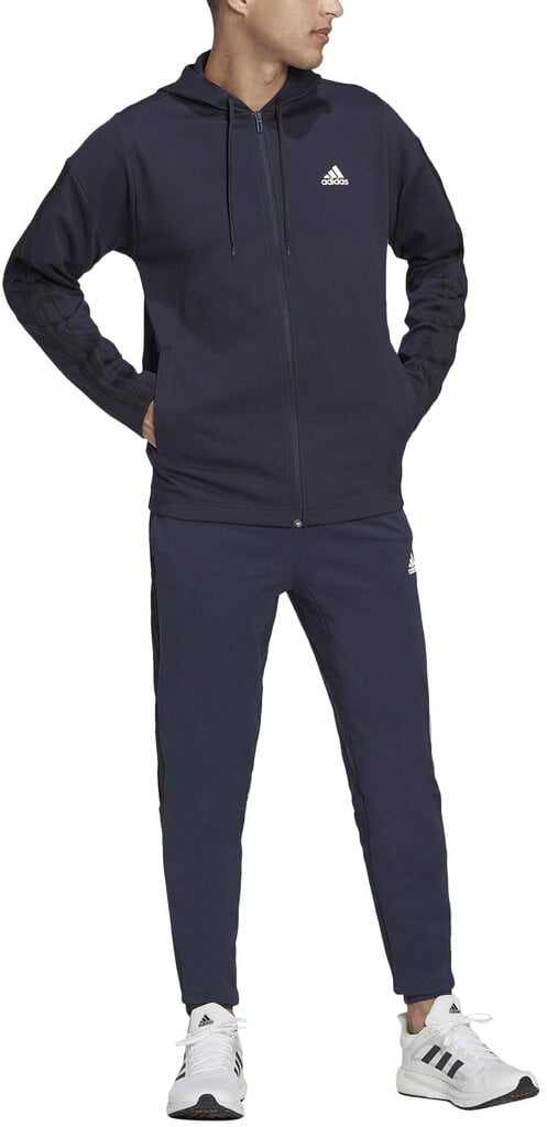 Sportinis kostiumas vyrams Adidas M Rib H42015, mėlynas kaina ir informacija | Sportinė apranga vyrams | pigu.lt