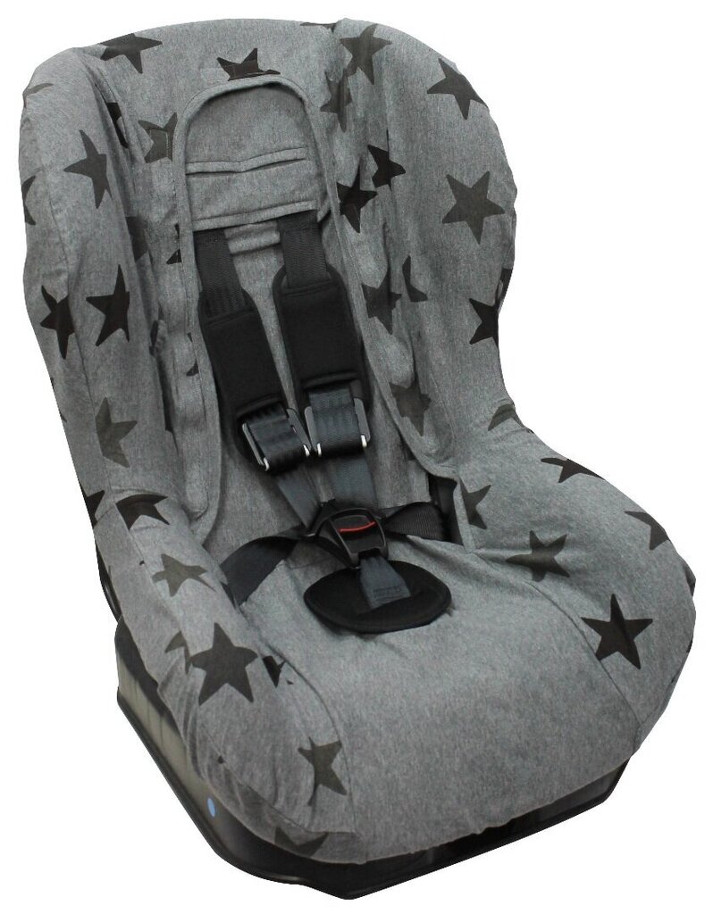 Dooky užvalkalas automobilinei kėdutei Grey Stars, 9-18 kg, grey kaina ir informacija | Autokėdučių priedai | pigu.lt