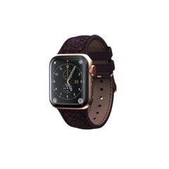 Ремешок для часов Njord Eldur для Apple Watch 44/45 мм (баклажан) цена и информация | Аксессуары для смарт-часов и браслетов | pigu.lt