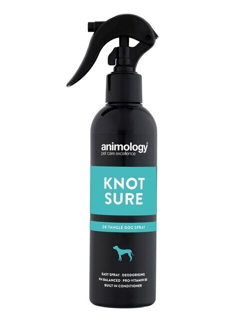 Animology dezodoruojantis purškiklis šunims Knot Sure, 250 ml kaina ir informacija | Kosmetinės priemonės gyvūnams | pigu.lt
