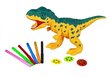 Dinozauras + žymekliai 18 paveikslų tapybai kaina ir informacija | Žaislai berniukams | pigu.lt