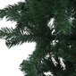Apversta dirbtinė Kalėdų eglutė su stovu, žalia, 120cm kaina ir informacija | Eglutės, vainikai, stovai | pigu.lt