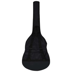Gitaros dėklas 4/4 dydžio gitarai, juodas, 102x36.5 cm kaina ir informacija | Priedai muzikos instrumentams | pigu.lt