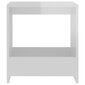Šoninis staliukas, 50x26x50 cm, baltas kaina ir informacija | Kavos staliukai | pigu.lt