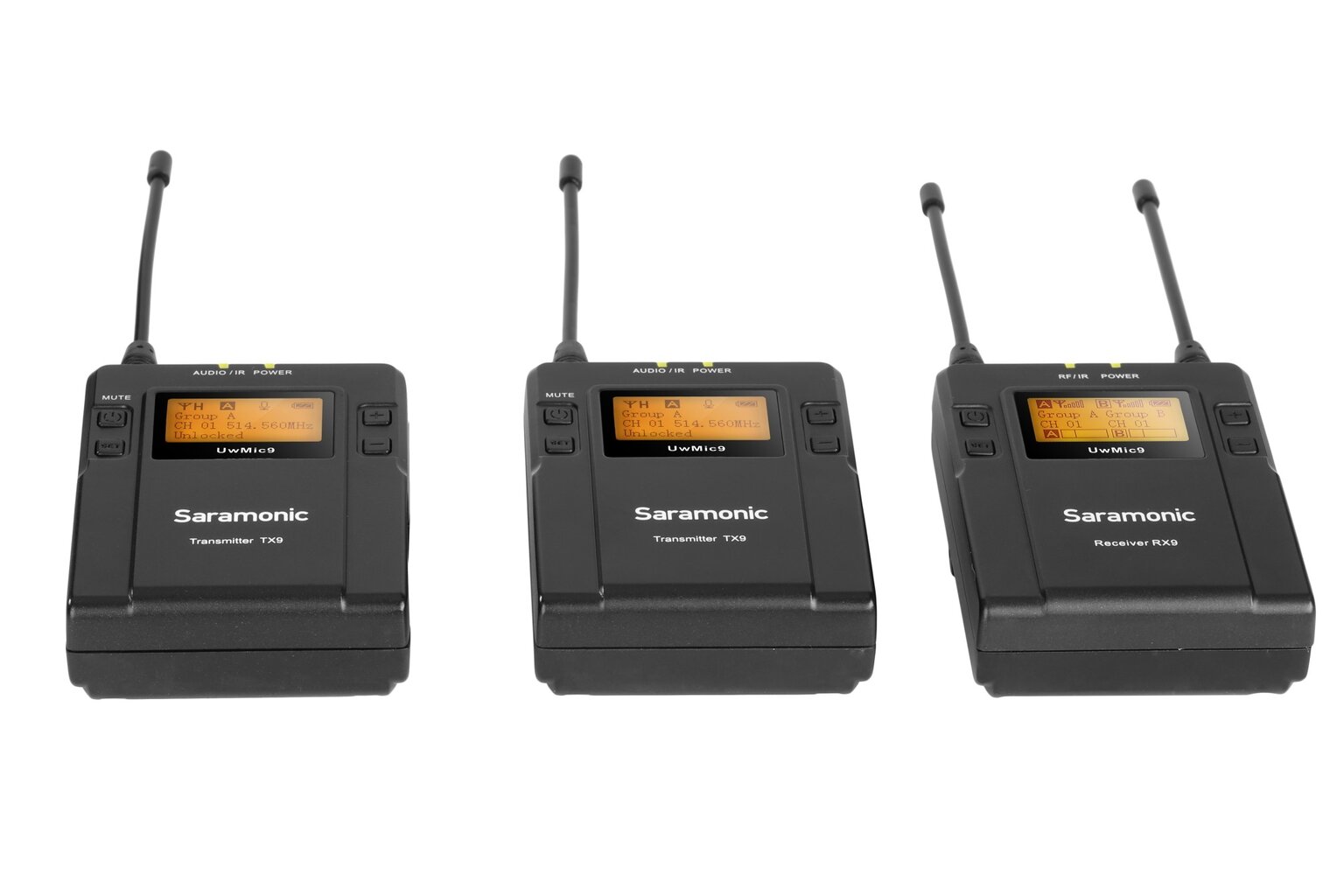 Saramonic UWMIC9 (TX9 +TX9 +RX9) kaina ir informacija | Mikrofonai | pigu.lt