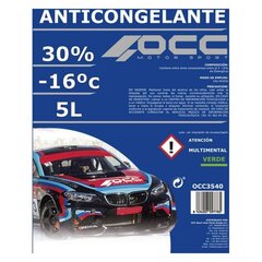 Антифриз OCC Motorsport 30% (5 л) цена и информация | Очищающие и охлаждающие жидкости | pigu.lt