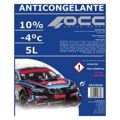 Antifrizas OCC Motorsport 10%, rožinė (5 L) kaina ir informacija | Langų ir aušinimo skysčiai | pigu.lt