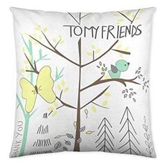 Чехол для подушки Icehome Tomy Friends (60 x 60 cm) цена и информация | Декоративные подушки и наволочки | pigu.lt