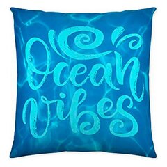 Costura Ocean Vibes (50 x 50 cm) цена и информация | Декоративные подушки и наволочки | pigu.lt