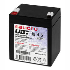 Аккумулятор для SAI Salicru UBT 12/4,5 VRLA 4.5 Ah 12V цена и информация | Батарейки | pigu.lt