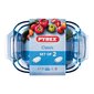 Orkaitės patiekalų rinkinys Pyrex Classic Skaidrus Borosilikatinis stiklas (2 pcs) kaina ir informacija | Kepimo indai, popierius, formos | pigu.lt