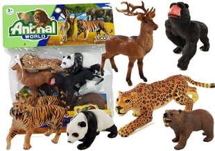 Guminių gyvūnų figūrėlių rinkinys kaina ir informacija | Lavinamieji žaislai | pigu.lt