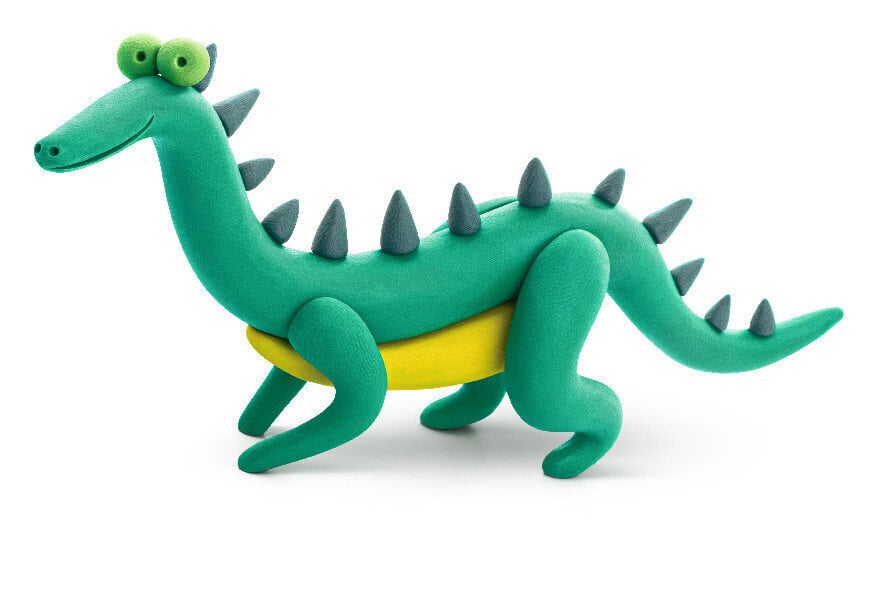 Plastilino rinkinys Hey Clay Mega Dinos, 18 vnt. kaina ir informacija | Piešimo, tapybos, lipdymo reikmenys | pigu.lt