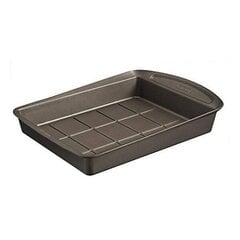 Orkaitės padėklas Brownies Pyrex Asimetria Cinkuotas plienas (28 x 22 cm) kaina ir informacija | Kepimo indai, popierius, formos | pigu.lt