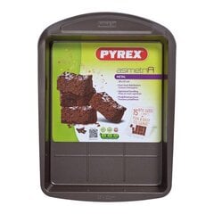 Противень Brownies Pyrex Asimetria (28 x 22 cм) цена и информация | Формы, посуда для выпечки | pigu.lt