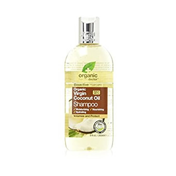 Plaukų šampūnas Dr. Organic Coconut Oil 265 ml kaina ir informacija | Šampūnai | pigu.lt