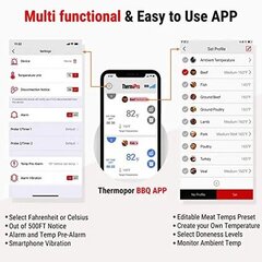Skaitmeninis bevielis "Bluetooth" maisto termometras ThermoPro TP-920 kaina ir informacija | Grilio, šašlykinių priedai ir aksesuarai  | pigu.lt