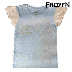 Vaikiška Marškinėliai su trumpomis rankovėmis Frozen Šviesiai mėlyna kaina ir informacija | Cerda Apranga, avalynė, aksesuarai | pigu.lt