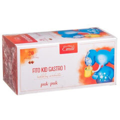 Arbata Emili Fito Kid Gastro 1, 20x1.5 g цена и информация | Чаи и лекарственные травы | pigu.lt