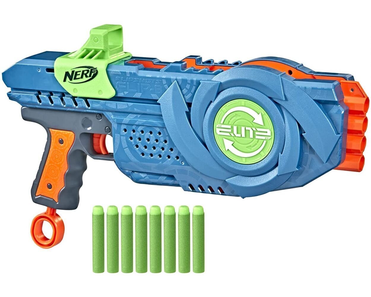 Žaislinis šautuvas Nerf Elite 2.0 Flipshots Flip-8, F2549 цена и информация | Žaislai berniukams | pigu.lt